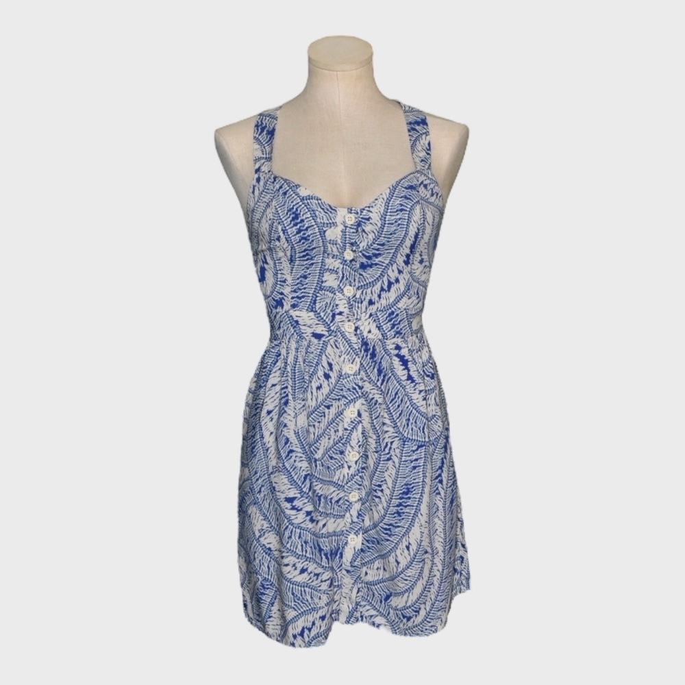 Staring at Stars Crossback Button-Down Dress